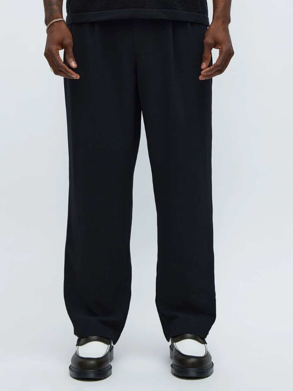Golden Hour Straight Double Pleated Trouser